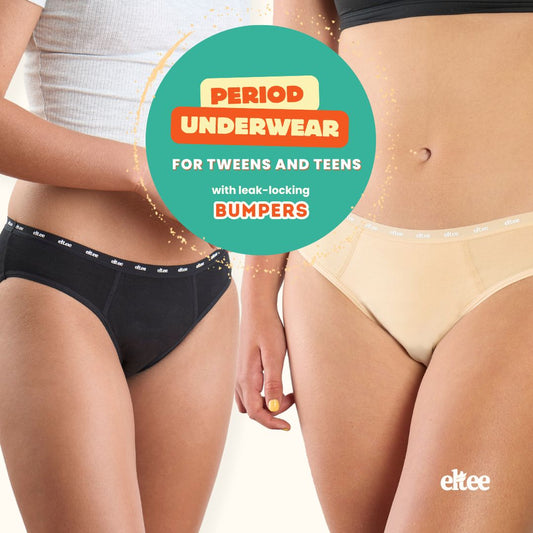 girls first starter period udnerwear eltee sydney